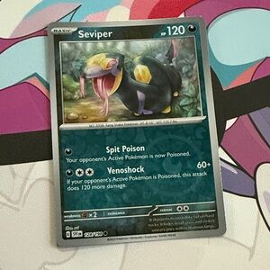 Seviper Pokemon Card